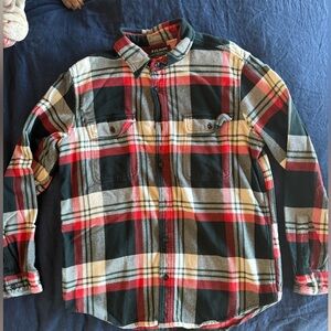 FILSON Vintage Flannel Workshirt - Black/Red